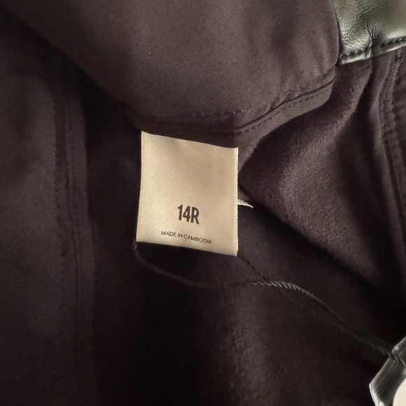 Express High Waisted Faux Leather Belted Utility Ankle Pant Women’s Size 14 NWT - Picture 7 of 7